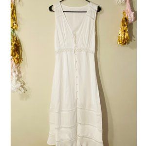 Embroidered Casual Dress by JNSQ